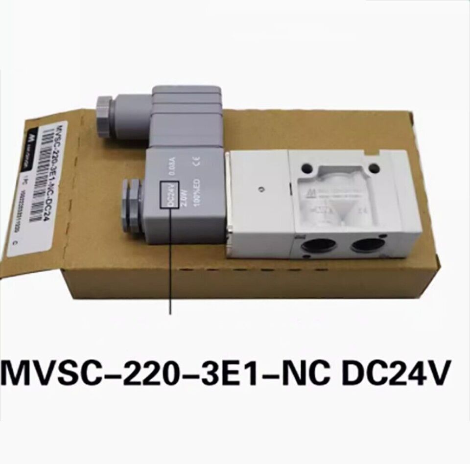 new 1Pcs For MVSC-220-3E1-NC-DC24V Solenoid Valve MVSC-220-3E1-NC DC24V - OMRON