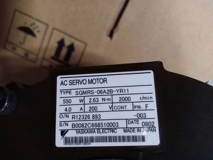 new 1PC YASKAWA SGMRS-06A2B-YR11 Servo Motor In Box ping - YASKAWA