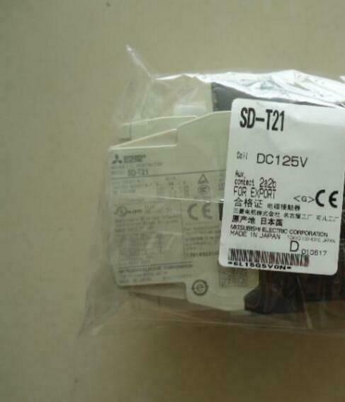 new Mitsubishi SD-T21 125V Contactor One SDT21 - MITSUBISHI