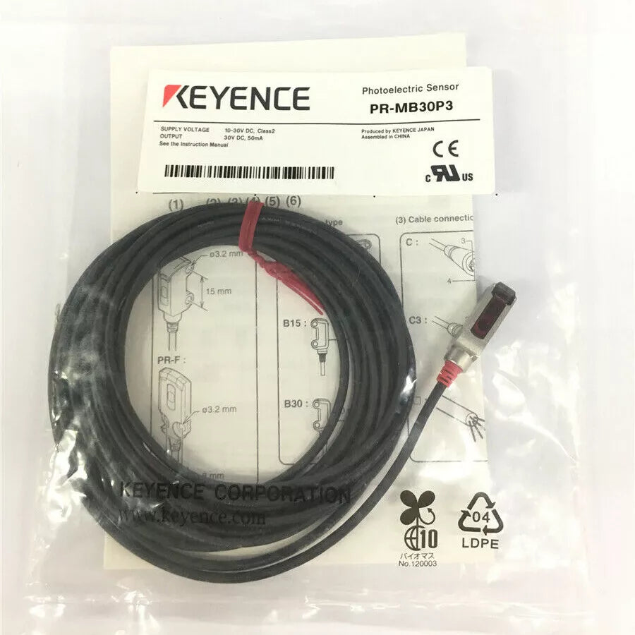new 1PC Keyence PR-MB30P3 Photoelectric Sensor PRMB30P3 - KEYENCE