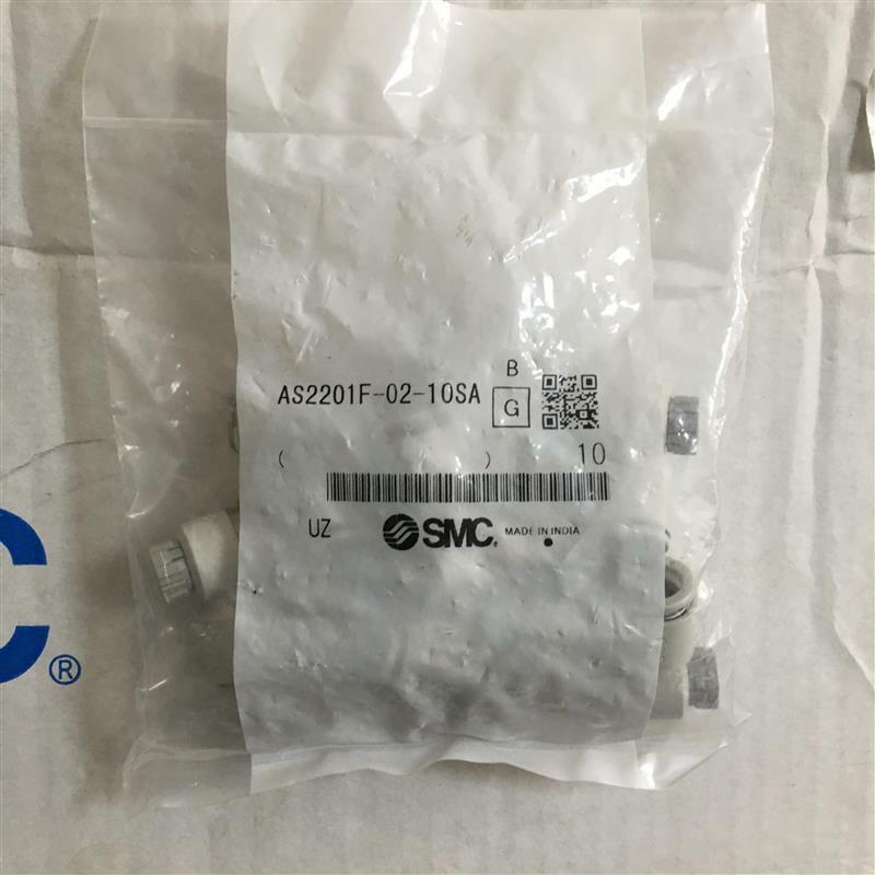 new 10PCS SMC AS2201F-02-10SA Throttle Valve AS2201F0210SA - SMC