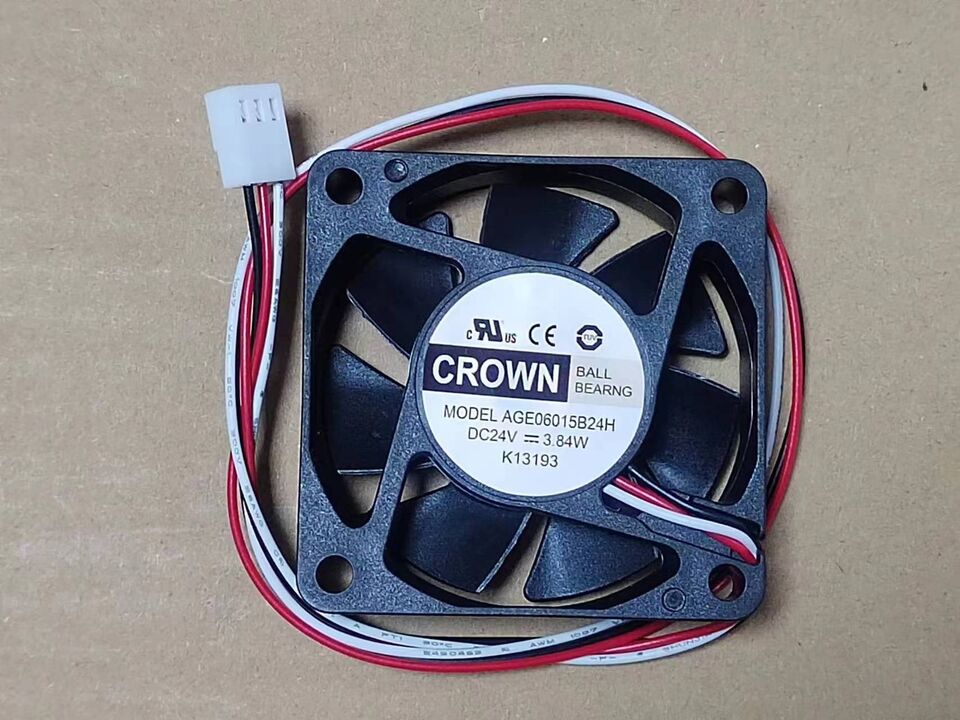 new 1PC 6CM 3-pin cooling fan AGE06015B24H DC24V 3.84W 6015 - AGE