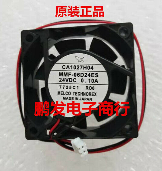 new 1PC CA1027H04 MMF-06D24ES-R06 24VDC 0.10A 6CM 6025 2 line  inverter fan