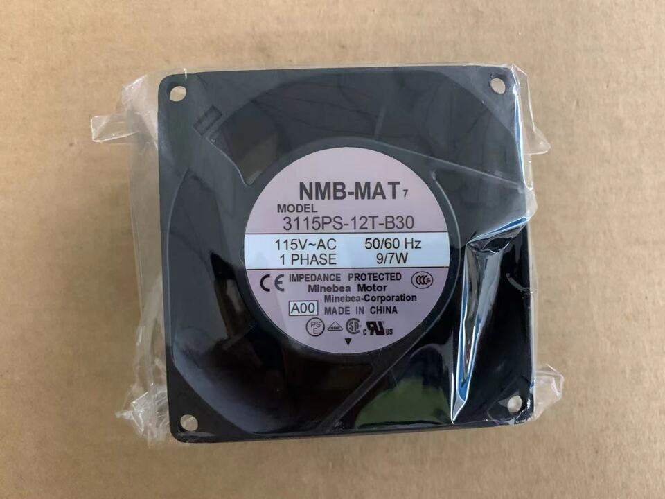 new 1PC Aluminum frame high temperature fan AC115V 80X80X38MM 3115PS-12T-B30 - INDUSTRIAL COMPONENTS
