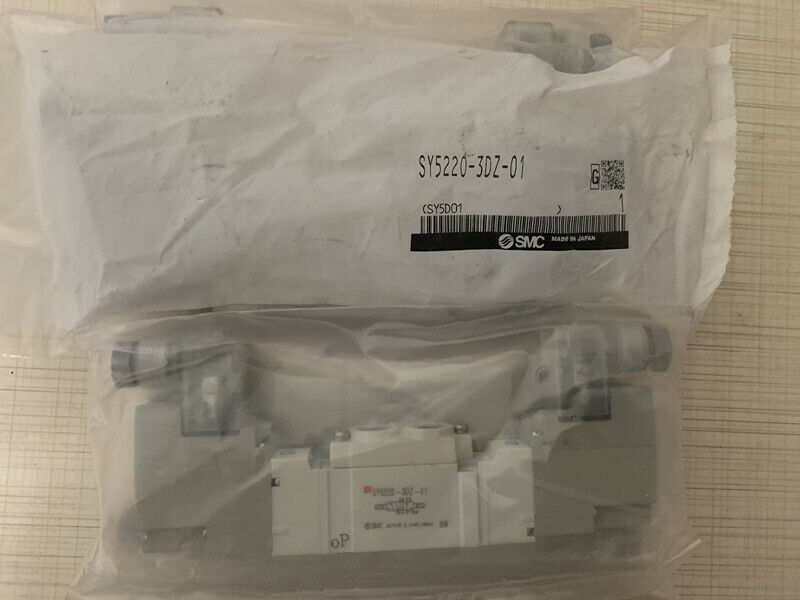 New 1PC SMC SY5220-3DZ-01 Solenoid Valve SY52203DZ01 - SMC