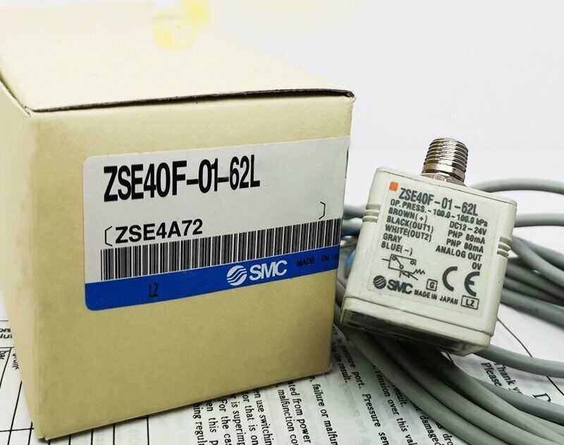 new 1PC SMC ZSE40F-01-62L Pressure Switch ZSE40F0162L - SMC