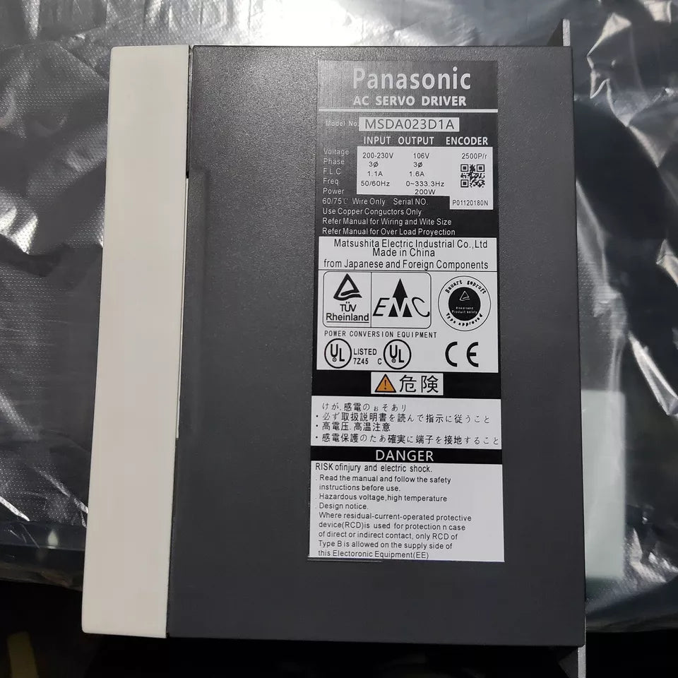 PANASONIC MSDA023D1A SERVO DRIVER 1PC Ping - PANASONIC