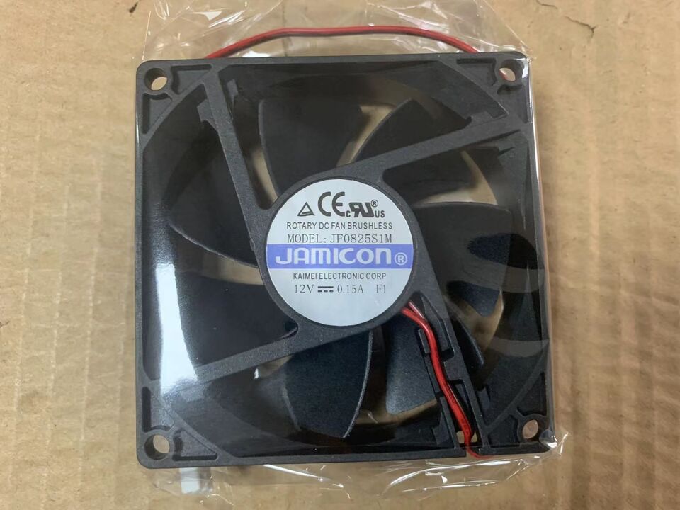 new 1PC 12V 0.15A 8CM 8025 2-wire chassis power cooling fan JF0825S1M - PLC DISTRIBUTORS