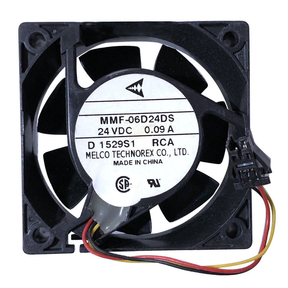 new 1PC MMF-06D24DS-RCA Fan DC 24V 0.09A 60*60*25mm For Mitsubishi Yaskawa Inverter - MITSUBISHI YASKAWA