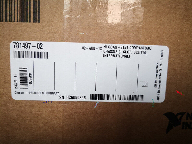 new 1PC NI CDAQ-9191 781497-02 Ethernet /Wireless ping - NI