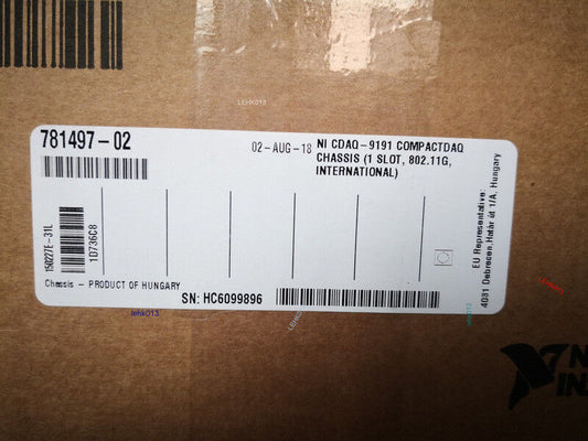 new 1PC NI CDAQ-9191 781497-02 Ethernet /Wireless ping - NI