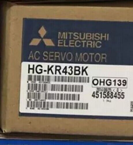new 1PC Mitsubishi HG-KR43BK Servo Motor In Box ping - MITSUBISHI