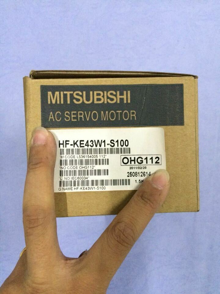 Mitsubishi HF-KE43W1-S100 AC Servo Motor - MITSUBISHI