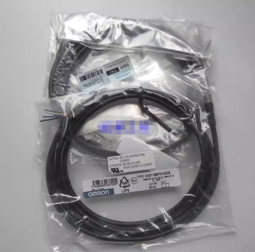 new Omron XS3F-M8PVC4S2M Connect Cable One XS3FM8PVC4S2M - OMRON