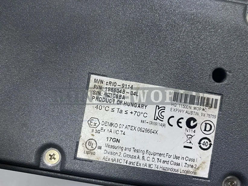 used 1PC National Instruments NI cRIO 9114 NI cRIO-9114 - NATIONAL INSTRUMENTS [1]