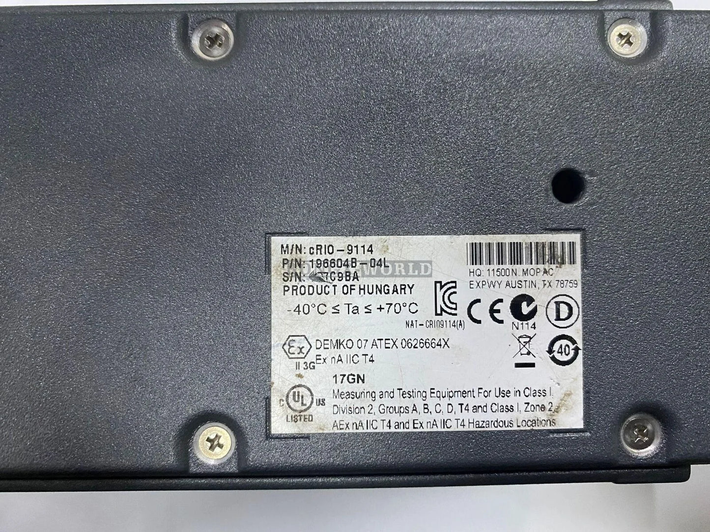 used 1PC National Instruments NI cRIO 9114 NI cRIO-9114 - NATIONAL INSTRUMENTS [4]
