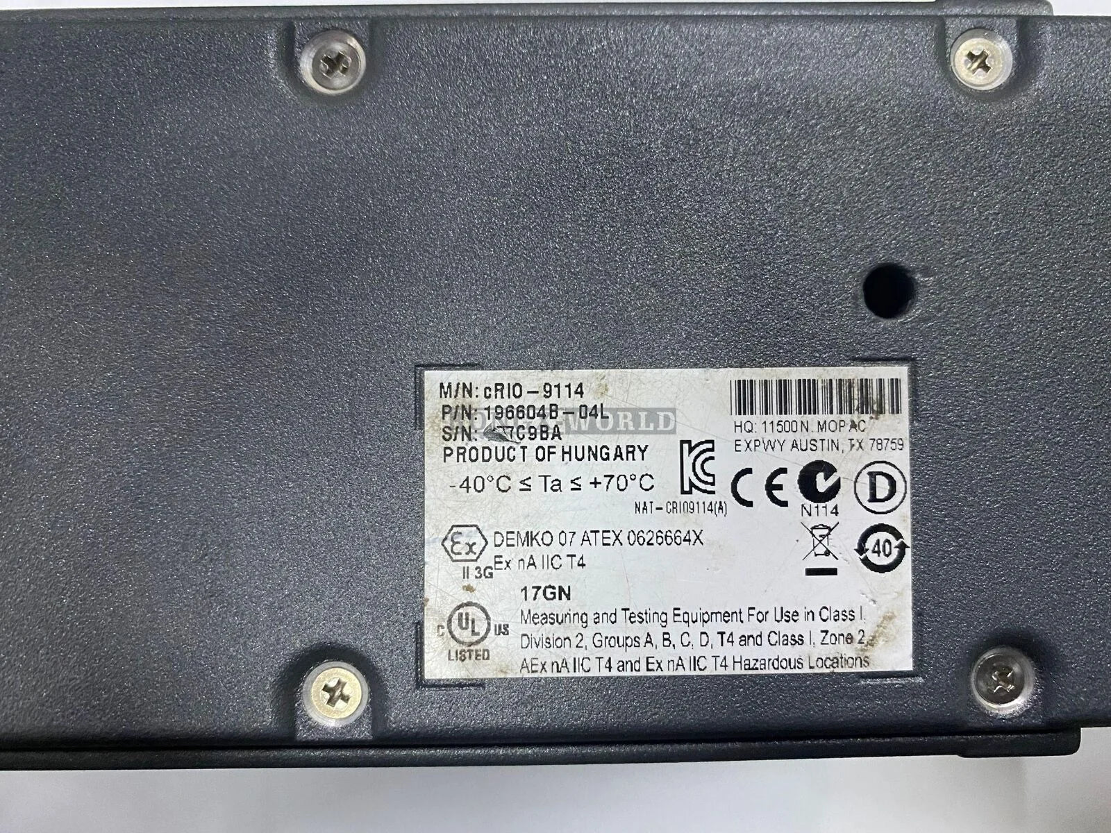 used 1PC National Instruments NI cRIO 9114 NI cRIO-9114 - NATIONAL INSTRUMENTS [4]