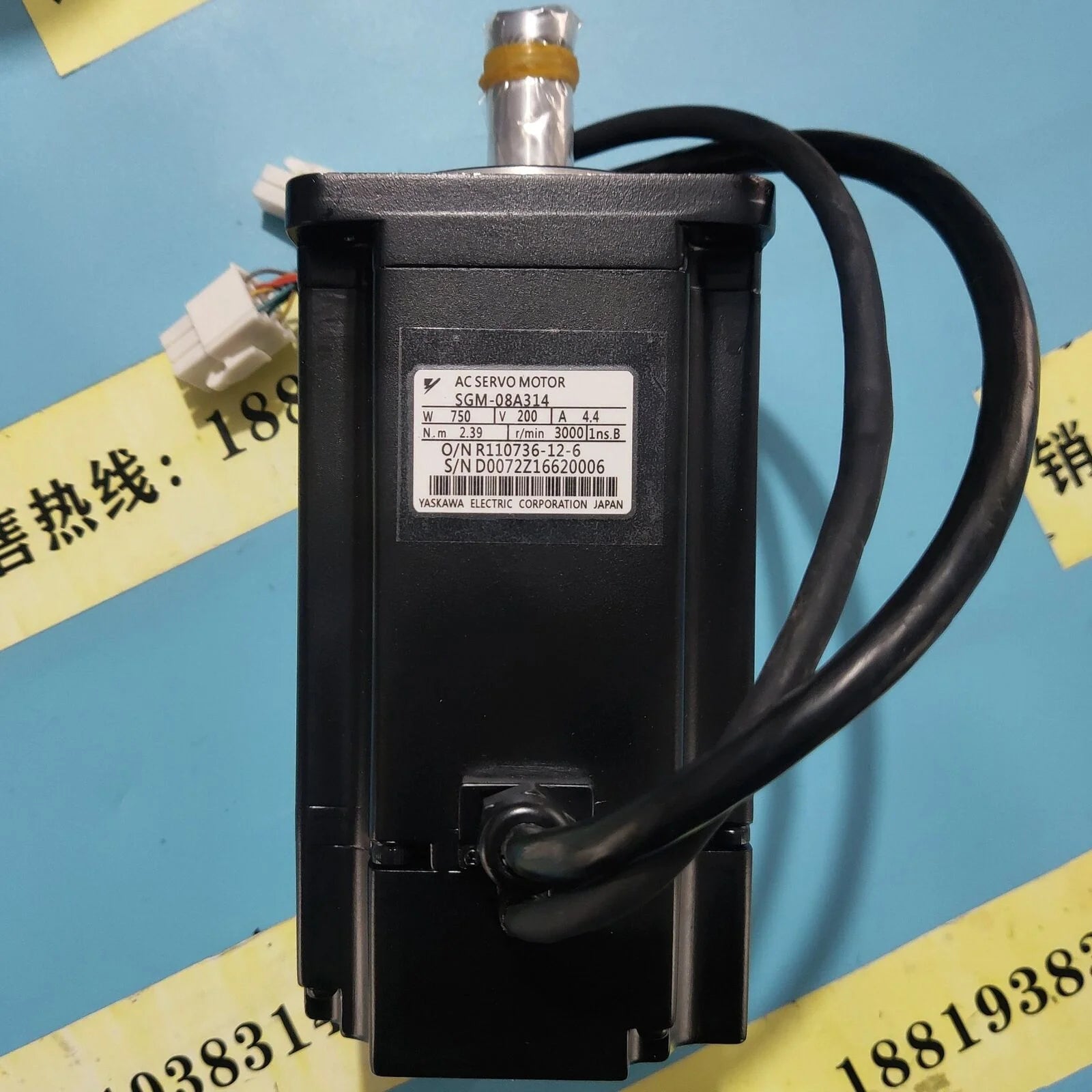 used 1pcs Yaskawa SGM-08A314 Servo Motor SGM-08A314 spot stock - YASKAWA [2]