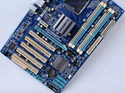 used Gigabyte GA-P43T-ES3G V1.3 Intel P43 Socket LGA 775 DDR3 Motherboard - GIGABYTE [1]