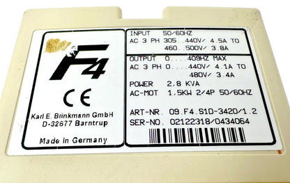 used KEB 09.F4.S1D-3420/1.2 Drive - KEB [2]