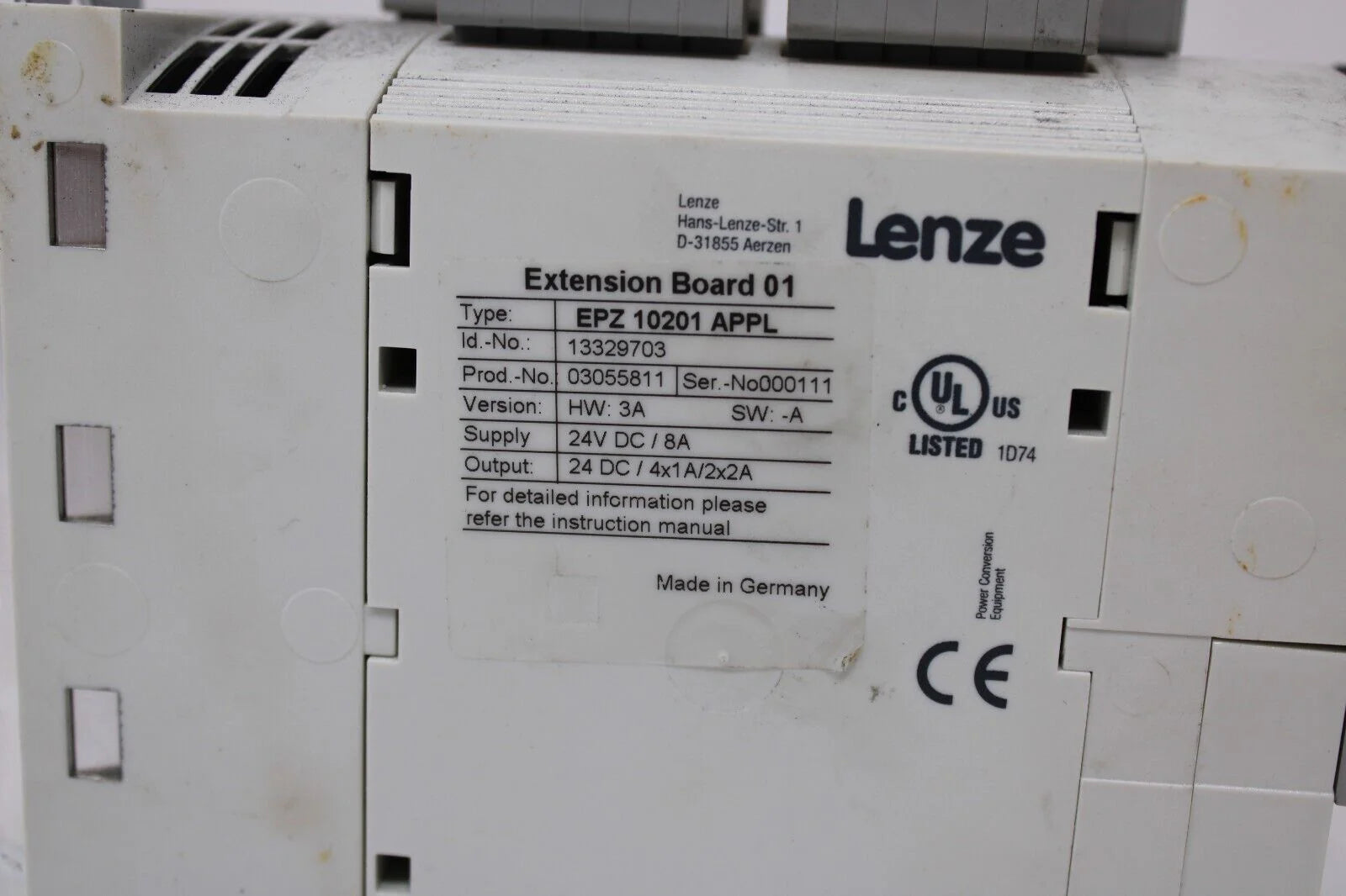 used Lenze EPZ 10201 APPL Extension Board - KOEED [2]