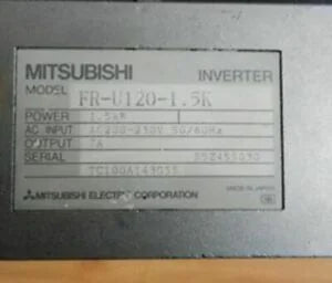 used Mitsuboshi FR-U120-1.5K inverter 220V 1.5KW tested in good condition - MITSUBISHI [2]