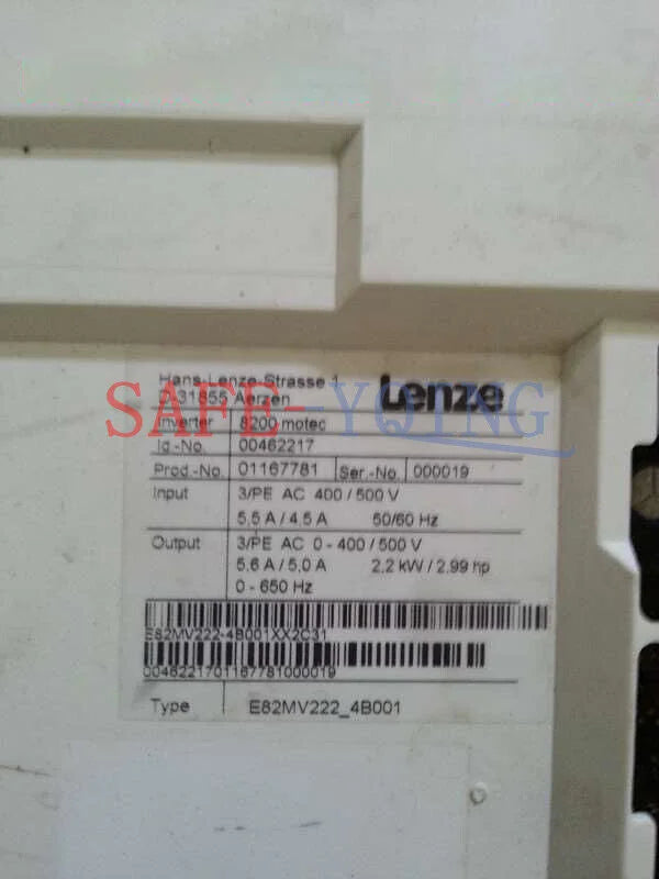 used ONE Lenze INVERTER E82MV222-4B001 - LENZE [1]