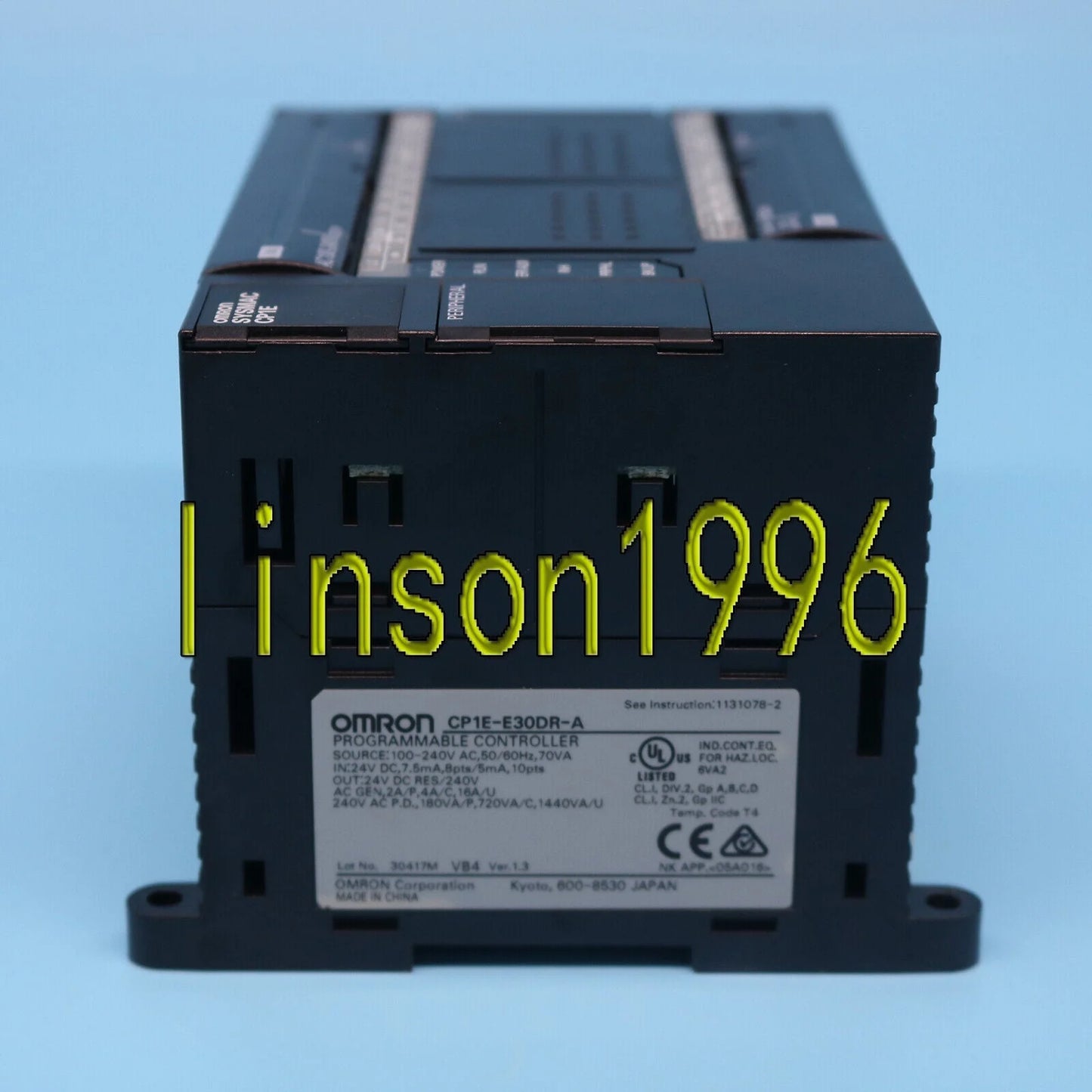 used Omron PLC CP1E-E30DR-A Tested In Good Condition - OMRON [4]