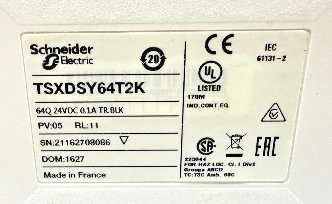 used Schneider Electric TSXDSY64T2K Output Module - SCHNEIDER ELECTRIC [2]