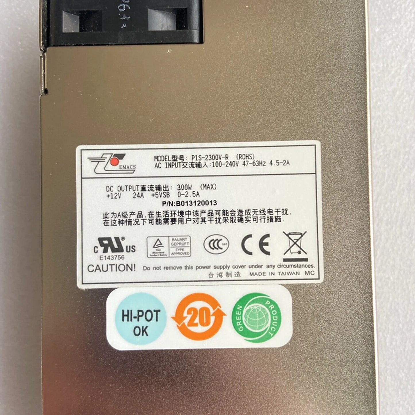 used & Tested EMACS P1S-2300V-R Power Supply - KOEED [5]