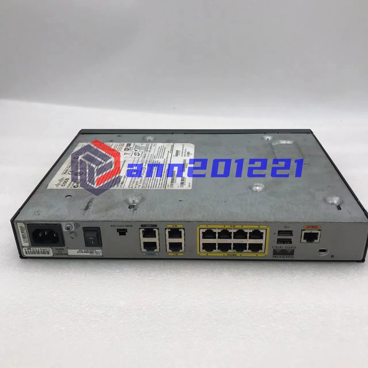 used cisco 1812-j/k9 enterprise router good condition - CISCO [1]
