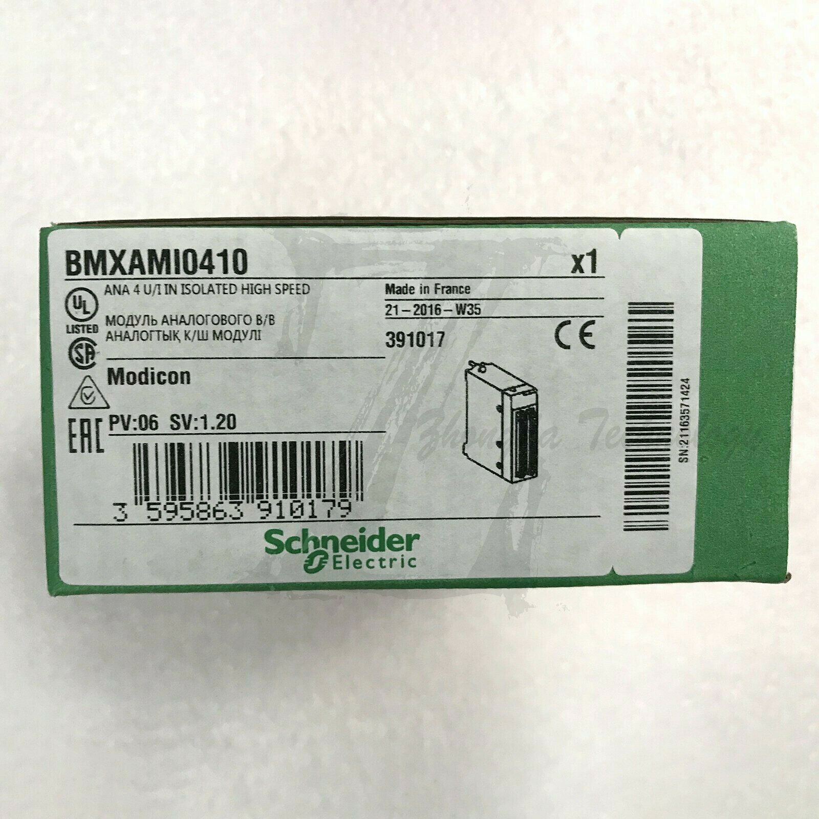 Schneider BMXAMI0410 : Isolated analog input module high-performance input - SCHNEIDER