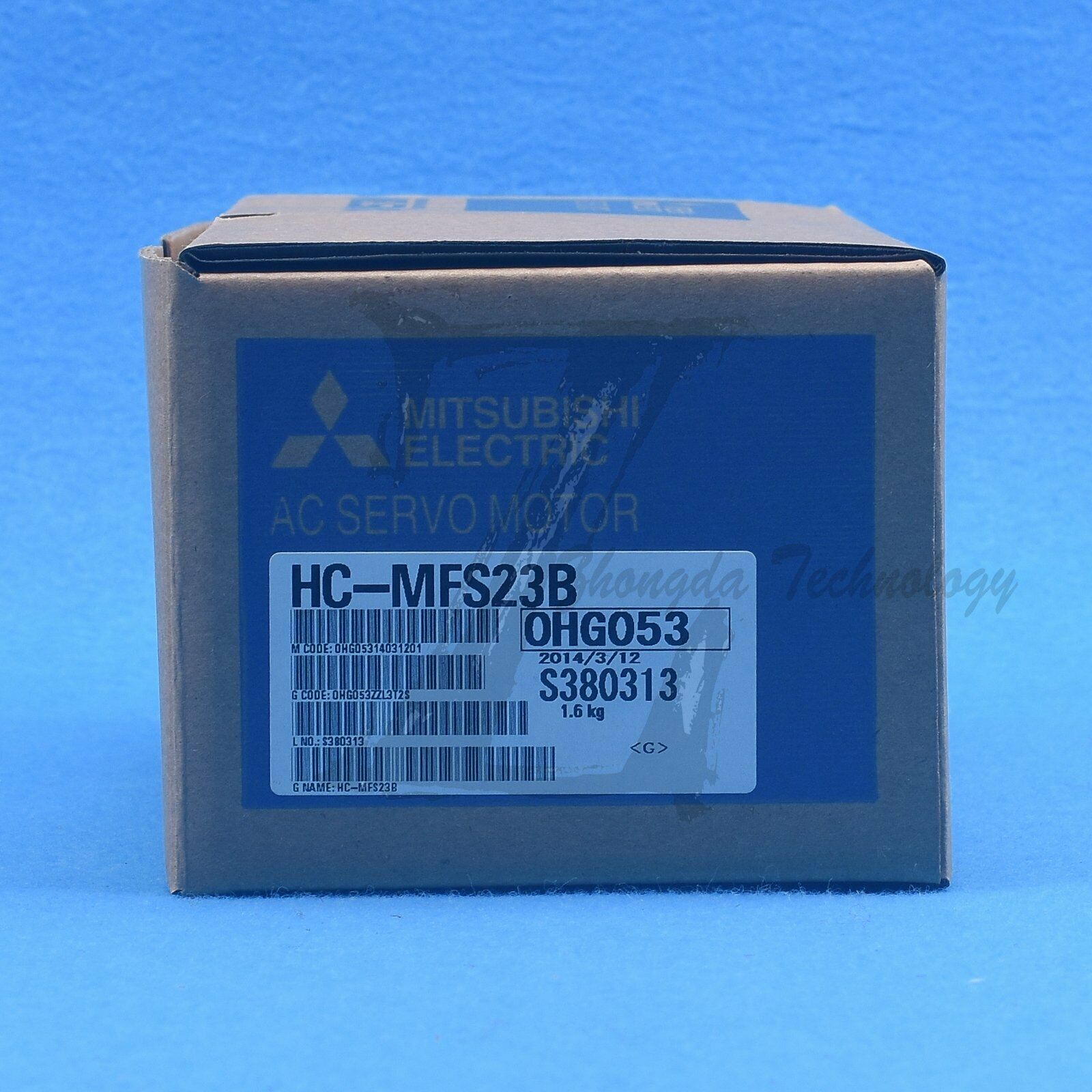 Mitsubishi Servo Motor 0.2 kW 200 V & 400 V 5 A 4500 rpm 0.64 Nm HC-MFS23B - OMRON