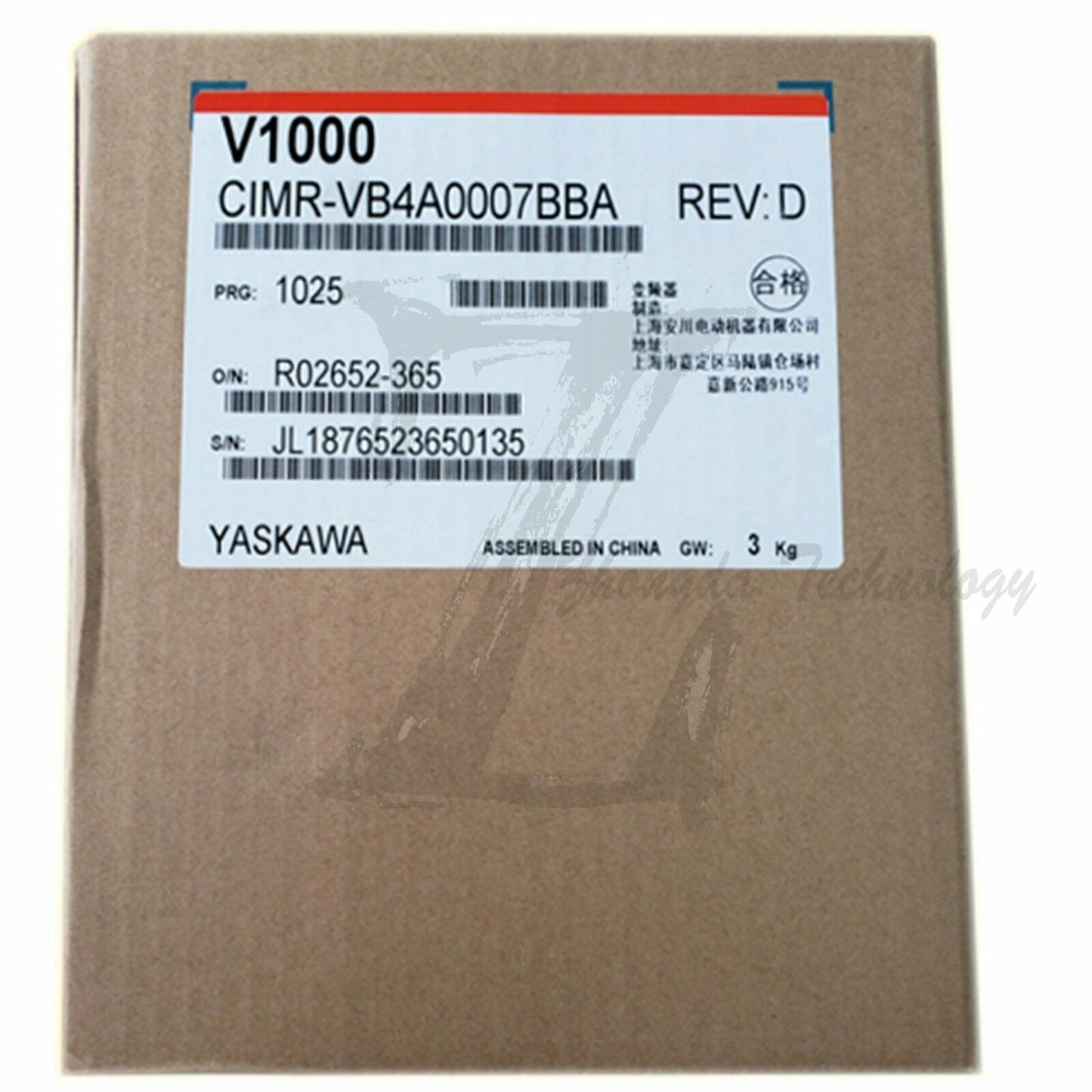 NEW Yaskawa V1000 Inverter CIMR-VB4A0007BBA 2.2KW/3.0KW 380V - YASKAWA