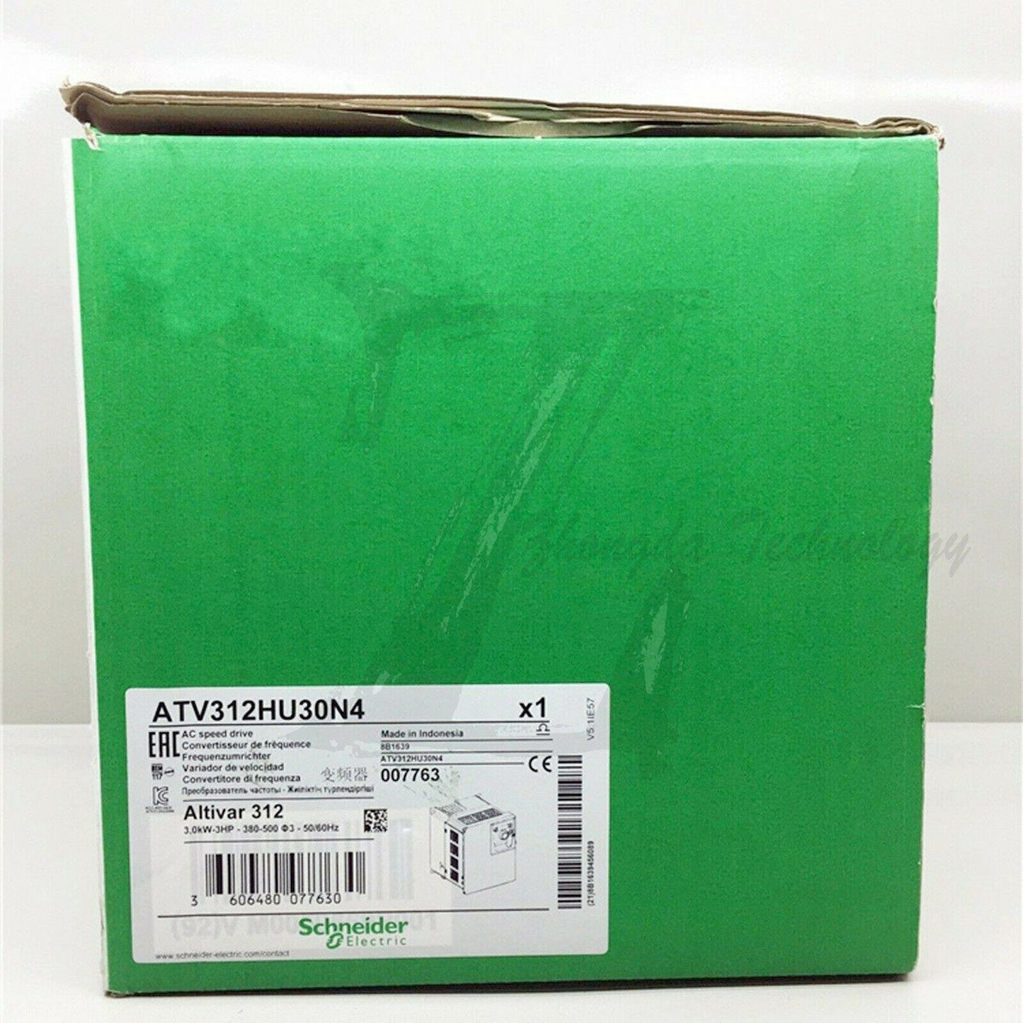 Schneider ATV312HU30N4 : Inverter 3kW - 7.1kVA - 125 W - 380..500 V - SCHNEIDER