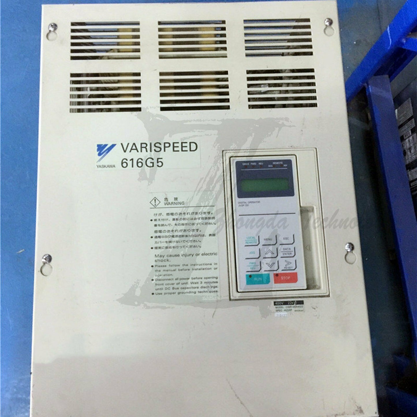 Used Yaskawa Inverter CIMR-G5A4022 616G5 22KW 380V good - YASKAWA