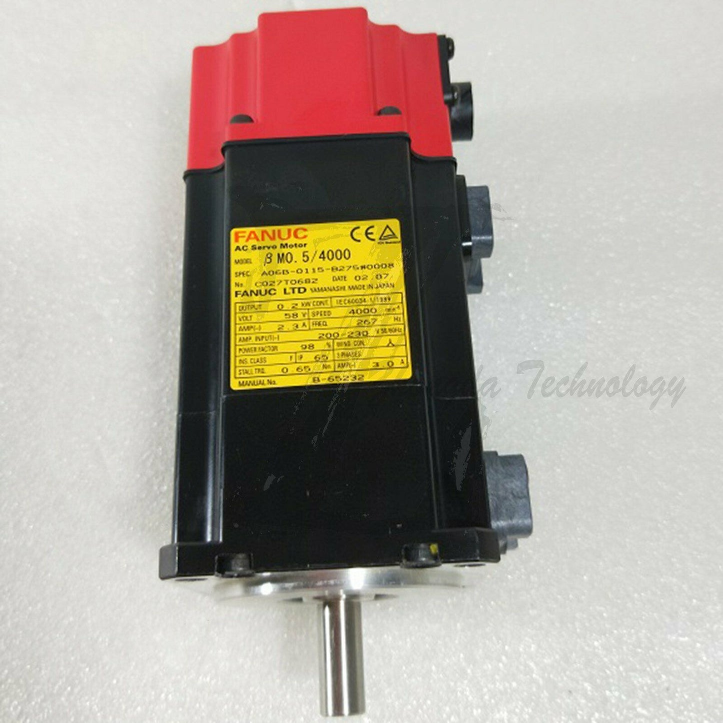 NEW Fanuc, AC Servo Motor，0.4 kW, 4000 rpm，A06B-0115-B275#0008 - FANUC