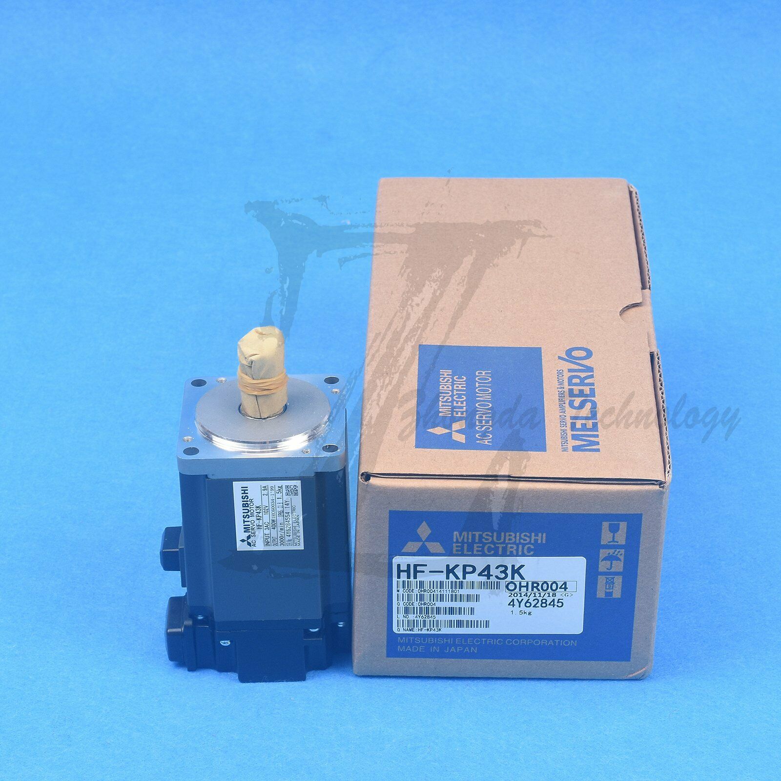 NEW Mitsubishi Servo Motor, 400 W, 200 V ac,HF-KP43K - SIEMENS