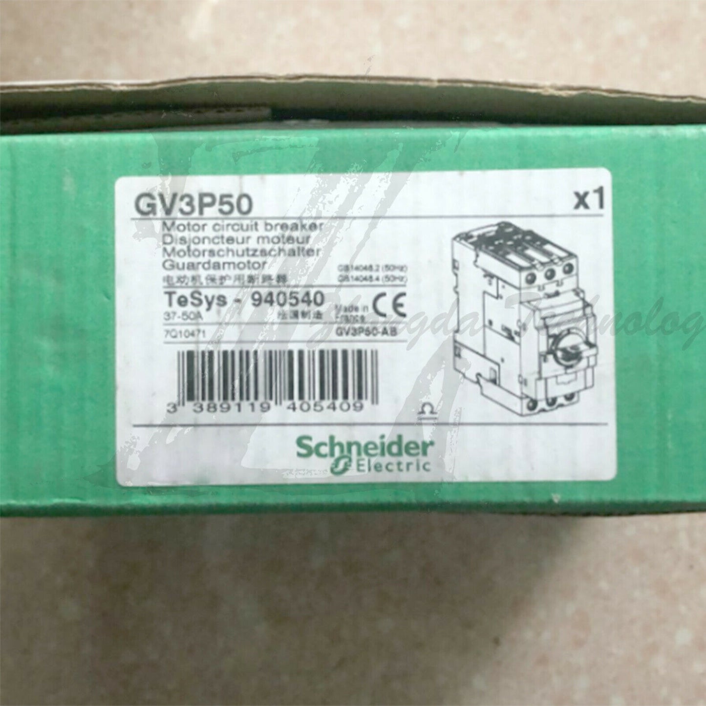 Schneider Electric Motor Circuit Breaker Motor Protector GV3P50 37-50A - SCHNEIDER