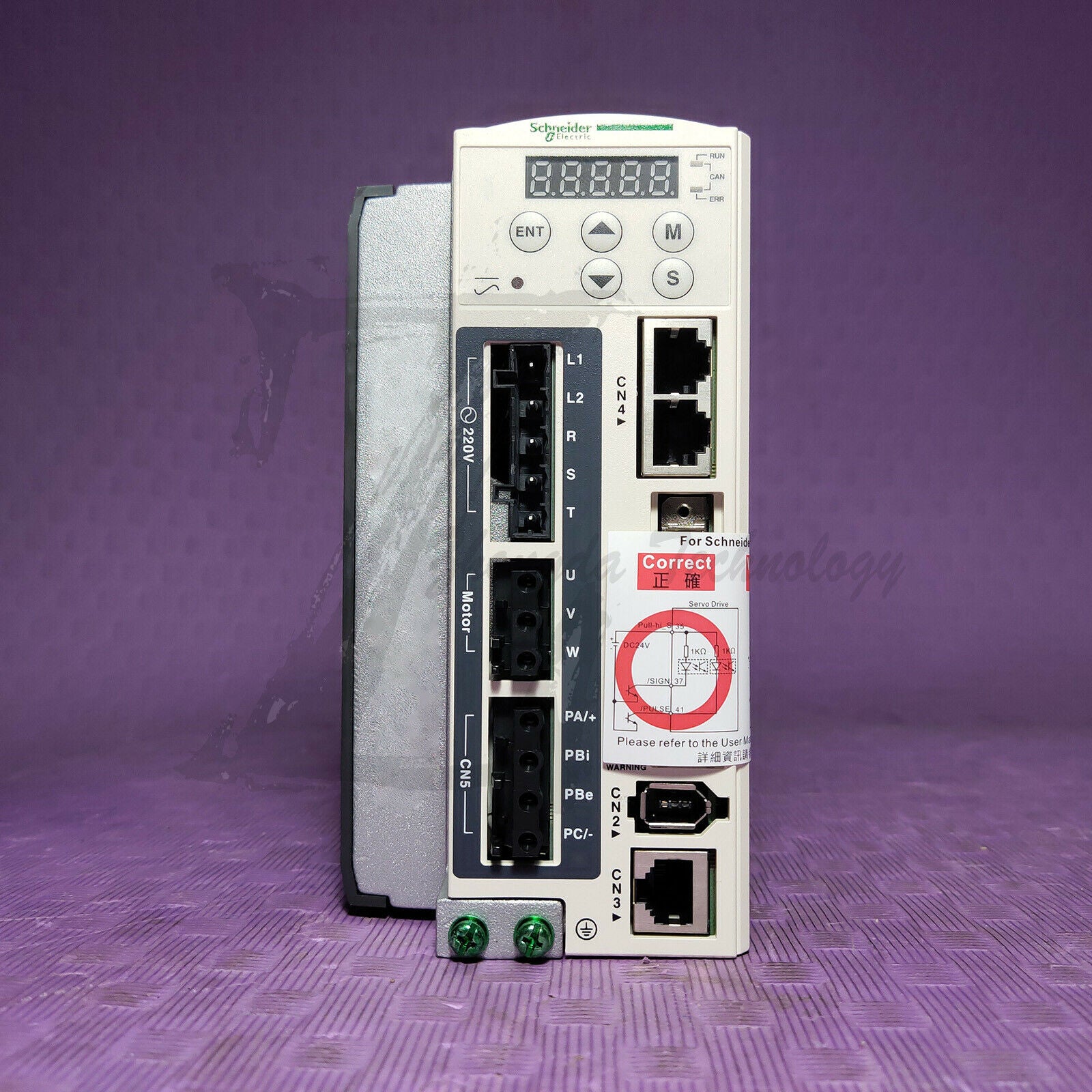 New Schneider LXM23AU10M3X : LXM23 servo drive - single phase 200...255 V - 1 kW - SCHNEIDER