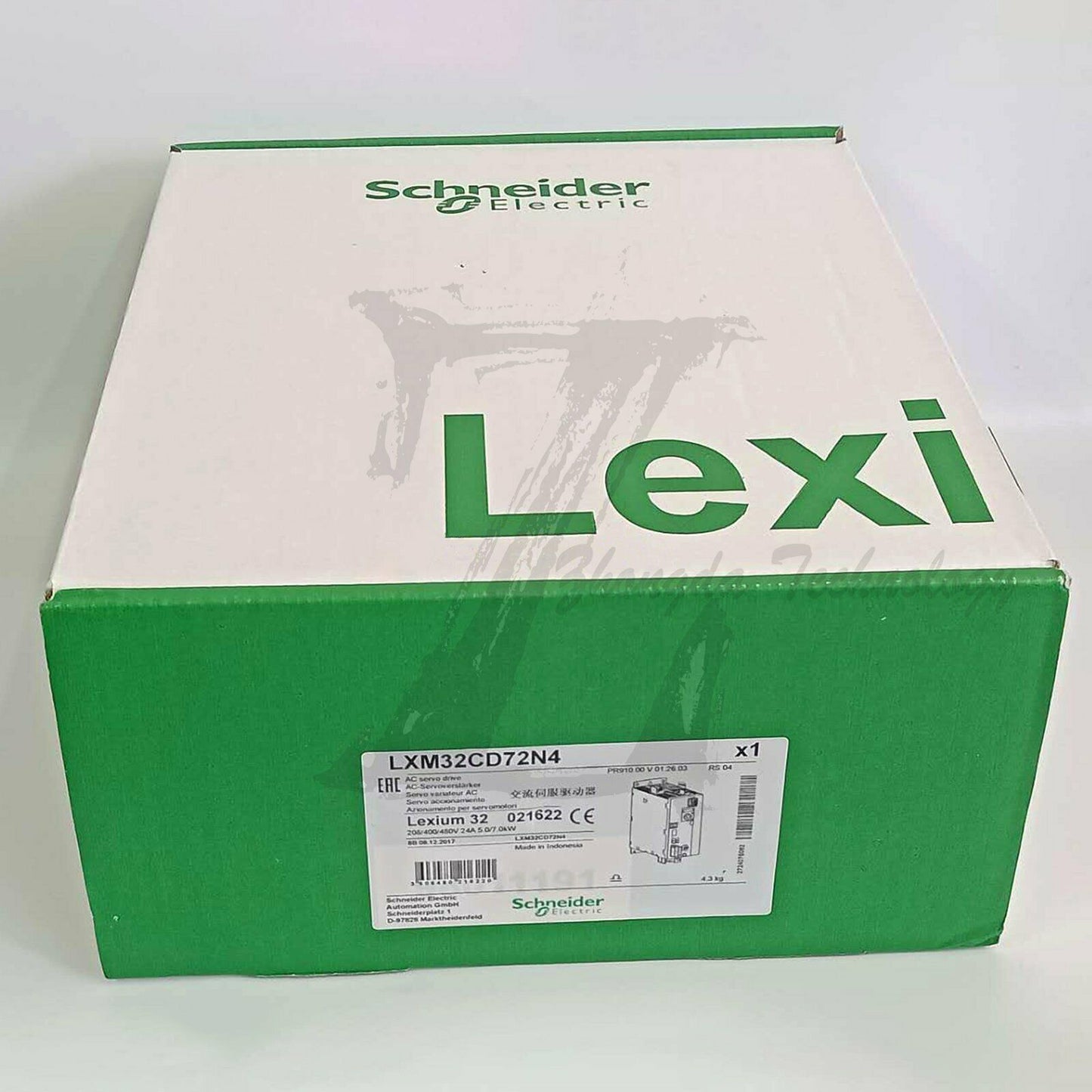 Schneider LXM32CD72N4 Driver 72A RMS Peak Current 3 Phase 480V - SCHNEIDER