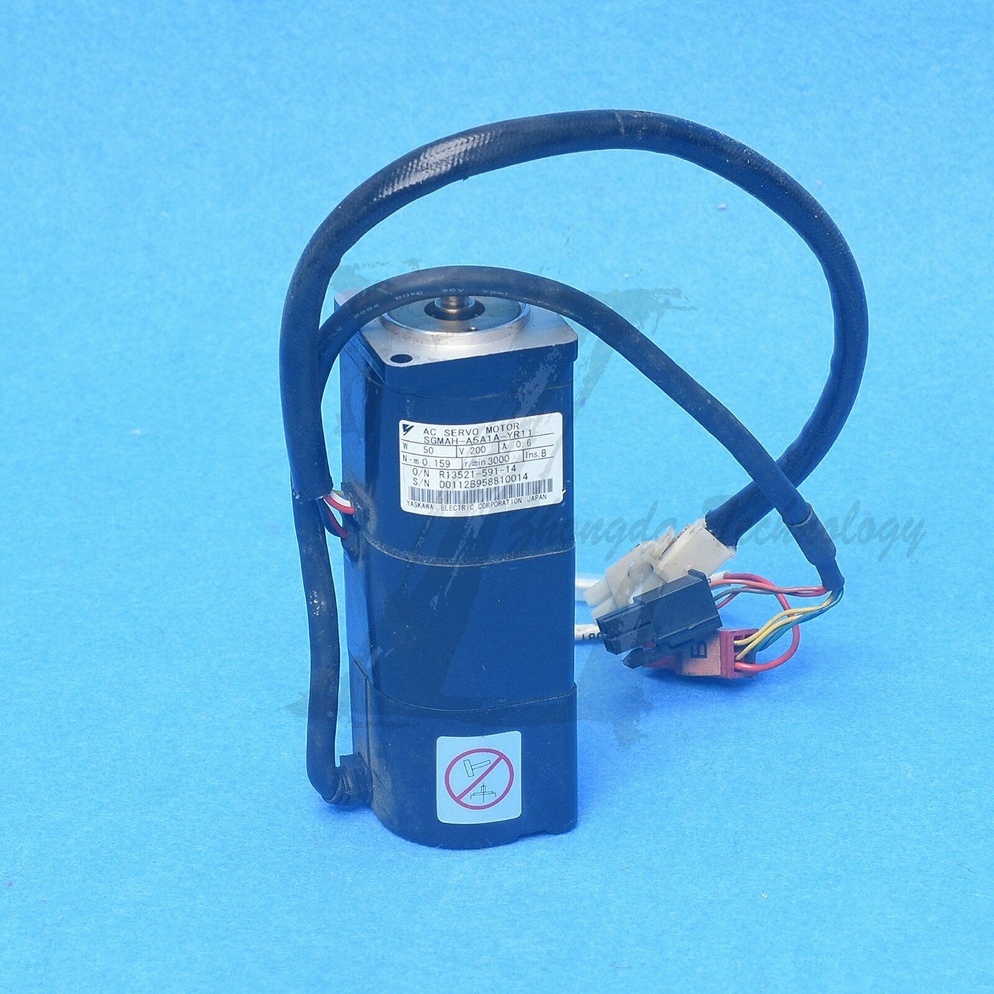 Used Yaskawa AC servo motor SGMAH-A5A1A-YR11 Tested In Good Condition - YASKAWA