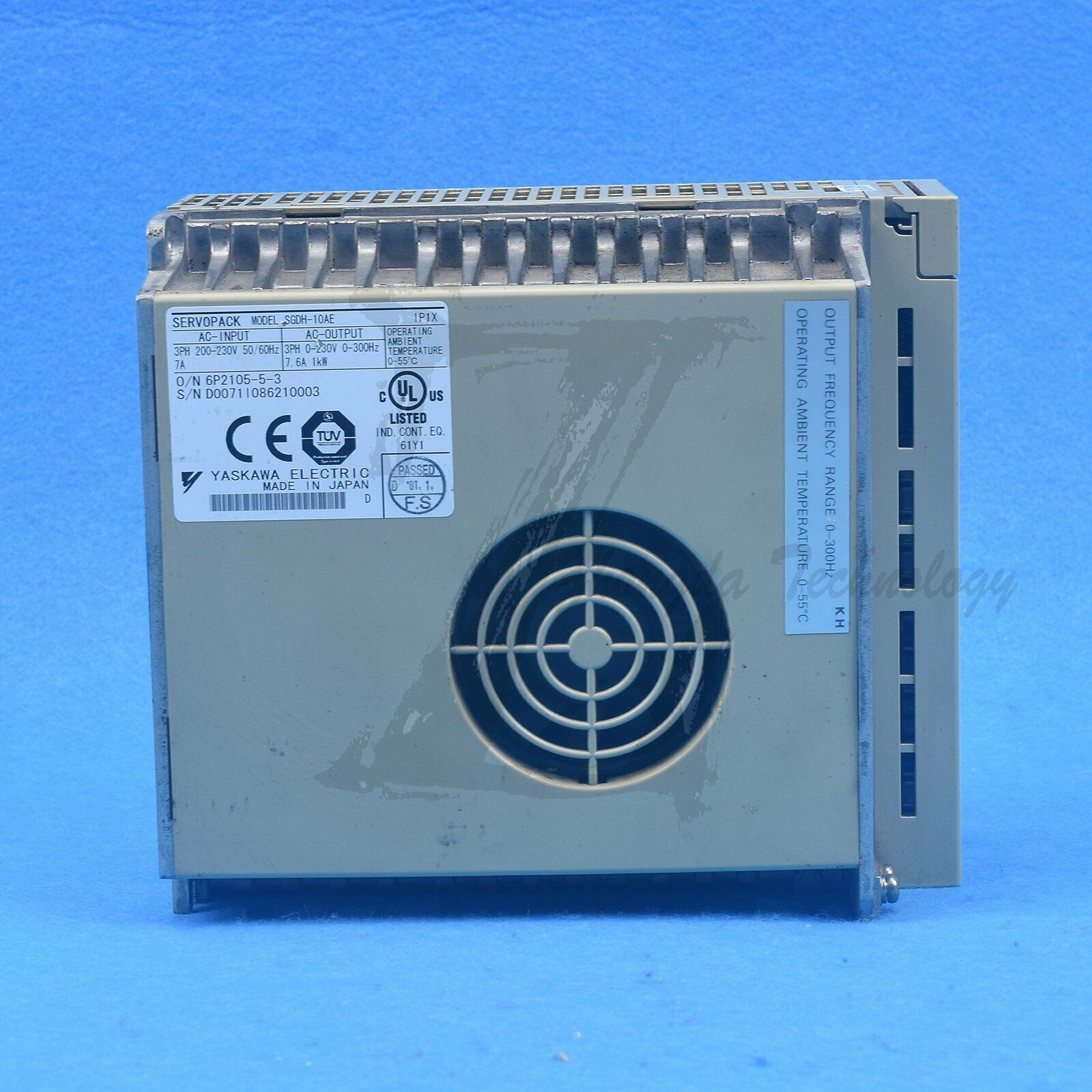Used Yaskawa servo drive SGDH-10AE Tested In Good Condition - YASKAWA