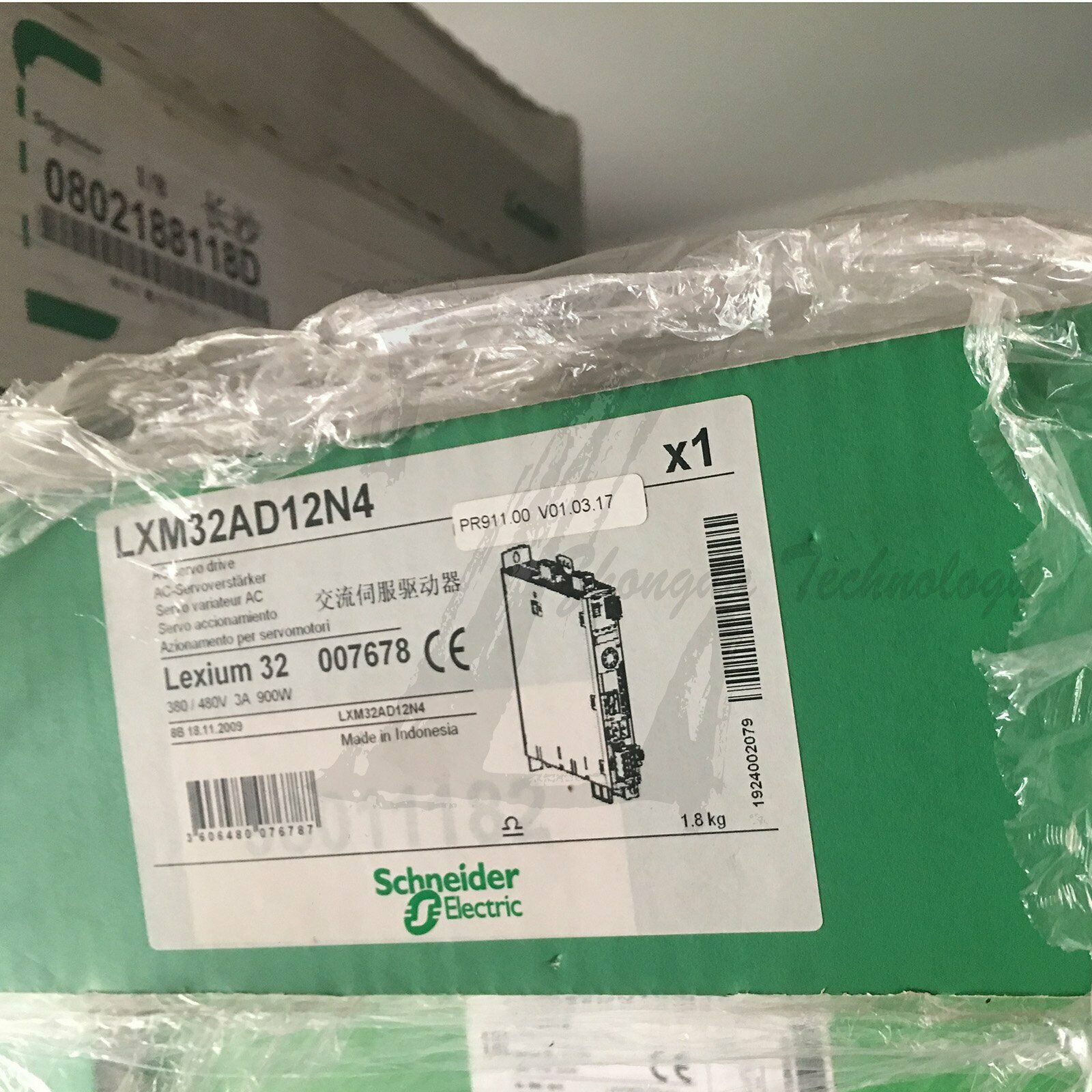 Schneider LXM32AD12N4 Driver 12A RMS Peak Current 3 Phase 480V - SCHNEIDER