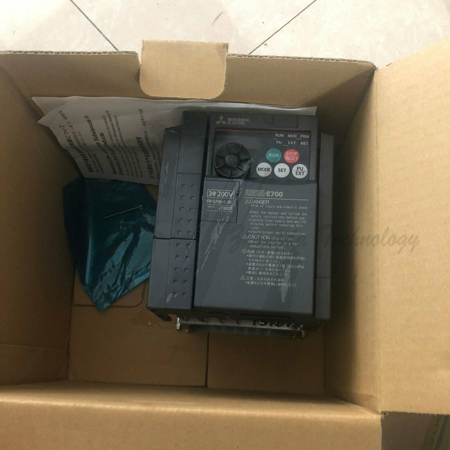 NEW Mitsubishi Inverter FR-E720-1.5K 1.5KW - MITSUBISHI