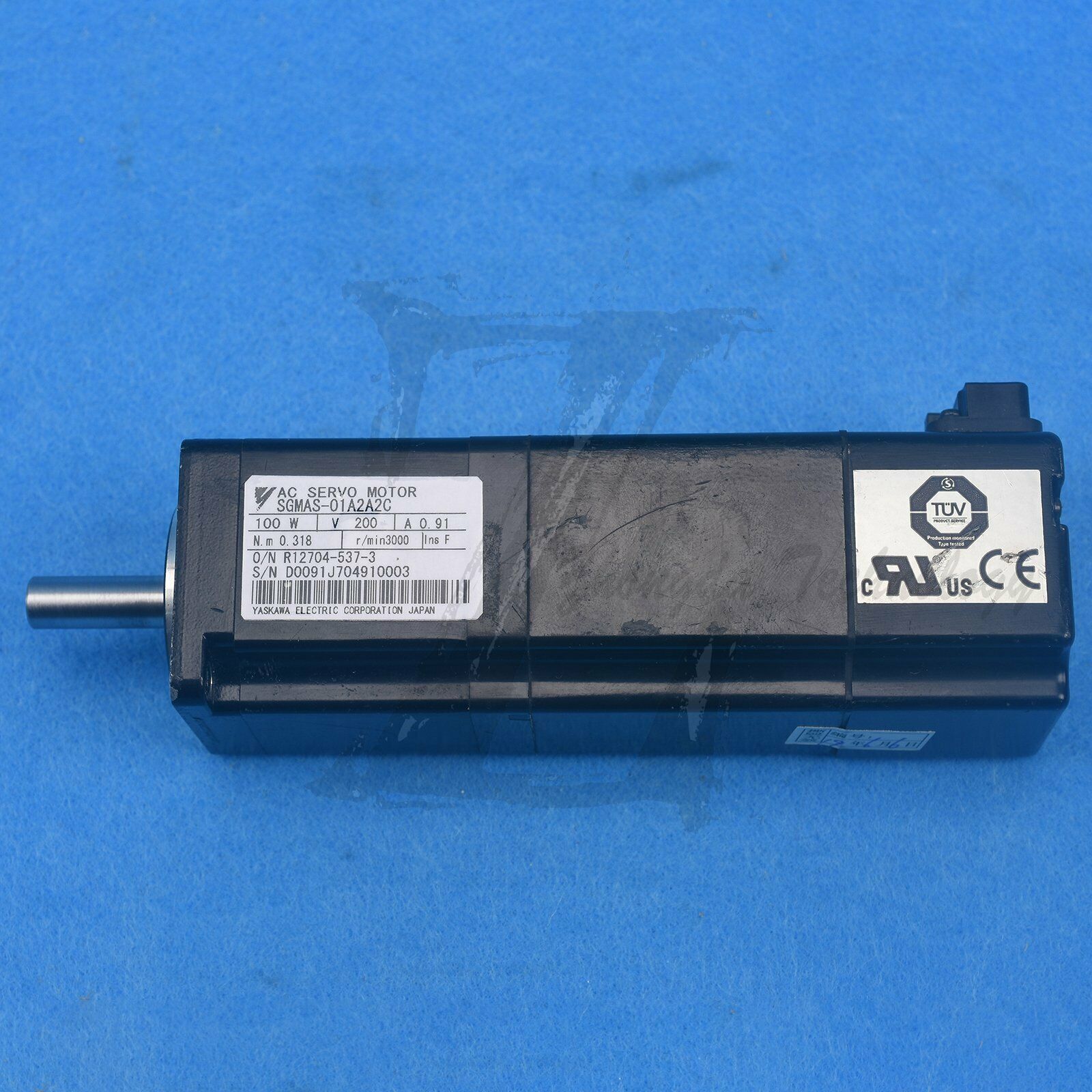 Used SGMAS-01A2A2C 100W Yaskawa servo motor SGMAS01A2A2C Tested Good - YASKAWA