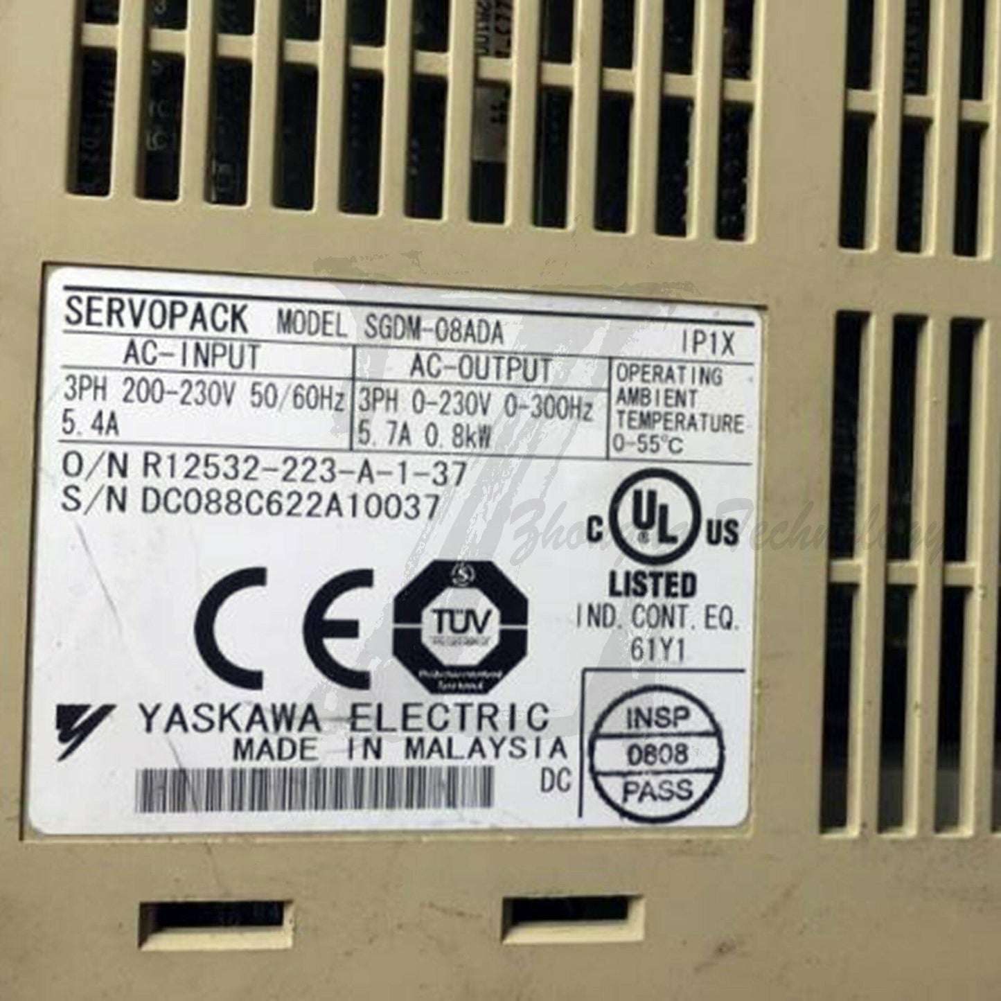 Used Yaskawa servo drive SGDM-08ADA SGDM08ADA Tested In Good Condition - YASKAWA