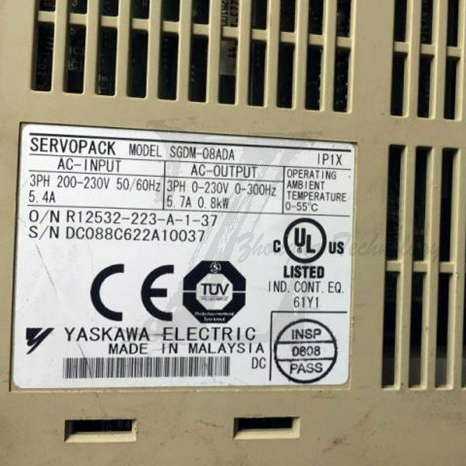 Used Yaskawa servo drive SGDM-08ADA SGDM08ADA Tested In Good Condition - YASKAWA