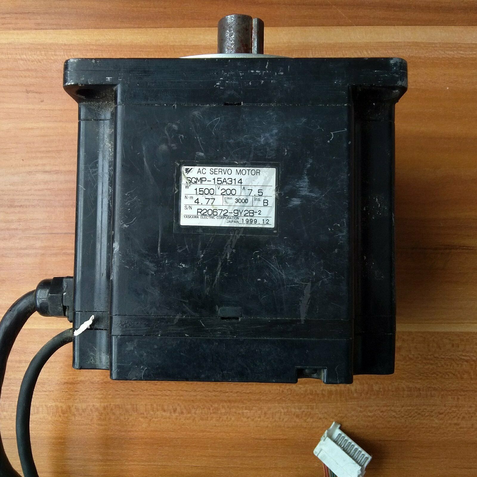 Used Yaskawa AC Servo Motor SGMP-15A314 good - YASKAWA