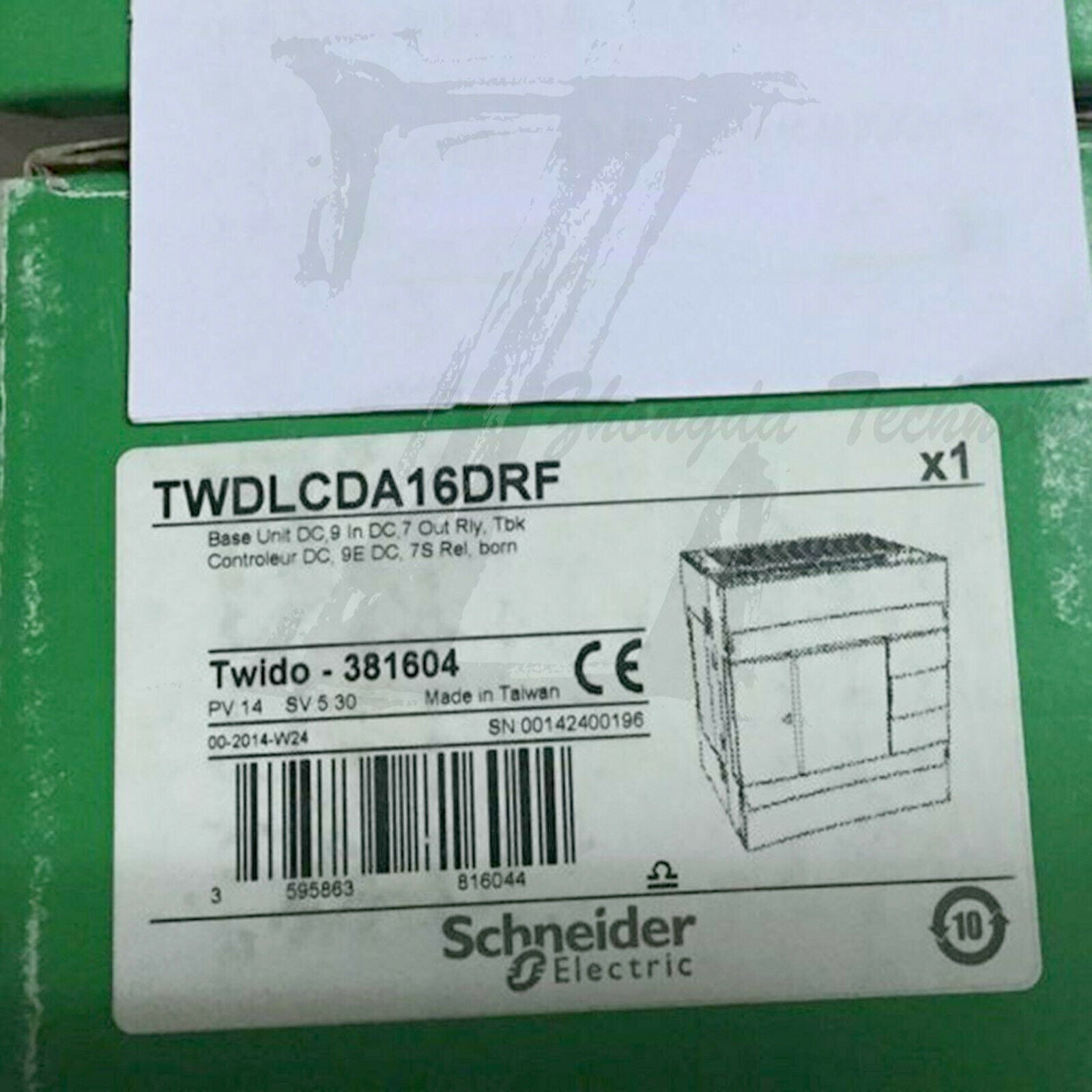 Schneider PLC TWDLCDA16DRF 9-point input, 7-point relay output - SCHNEIDER